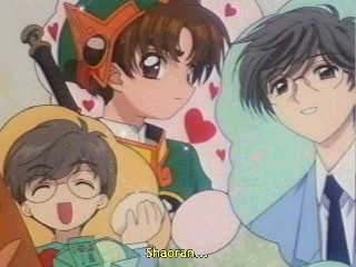 Sakura logo pensa em Yukito, Meilin em Shaoran, Shaoran em Yukito...